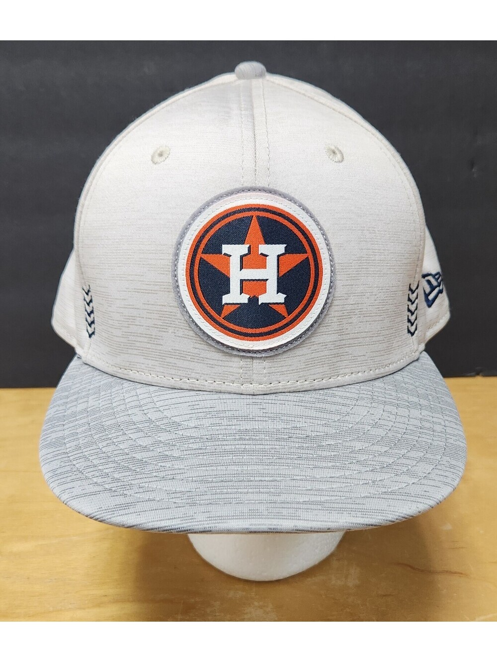 New Era 59FIFTY Houston Astros Clubhouse Series Fitted Hat 7 1/2 Gray Cap